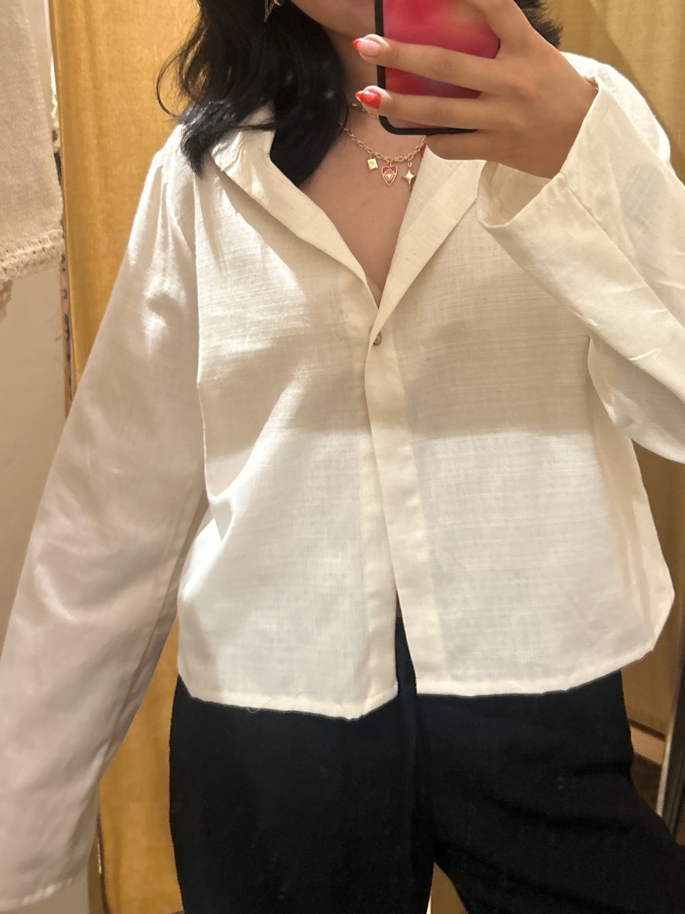 Proyecto Rufina Long Sleeve Linen Top